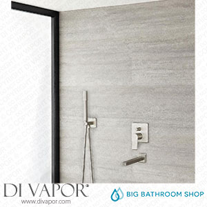 Big Bathroom Shop SBMAND1507N Milano Ashurst - Manual Diverter Shower Valve Round Hand Shower and Spout - Brushed Nickel Spare Parts