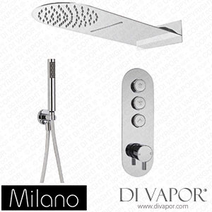 Milano SBPUS1307 Orta Chrome Thermostatic Shower (3 Outlet) Spare Parts