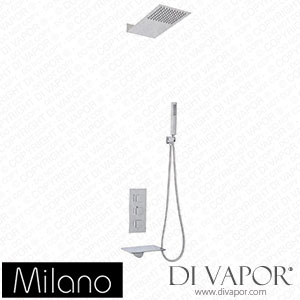 Milano SBSH001C-SB1104CH-ML Blade Chrome Thermostatic Shower (3 Outlet) Spare Parts