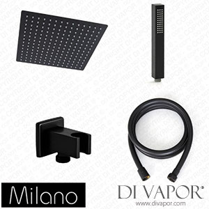 Milano SBTR1103BL Preto Black Thermostatic Shower (2 Outlet) Spare Parts