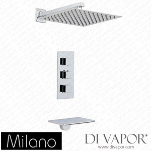 Milano SBTR1112 Arvo Chrome Thermostatic Shower (2 Outlet) Spare Parts