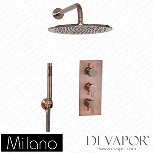 Milano SBTR1205OR Eris Thermostatic Shower Copper Spare Parts