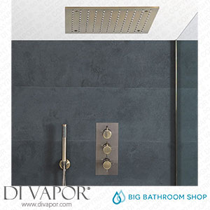 Big Bathroom Shop SBTR1207AB Milano Clarus - Thermostatic Shower with Recessed Shower Head and Hand Shower - Brushed Brass Spare Parts