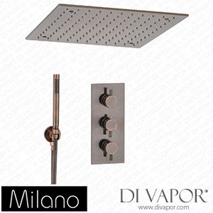 Milano SBTR1207CP Amara Thermostatic Shower Brushed Copper Spare Parts