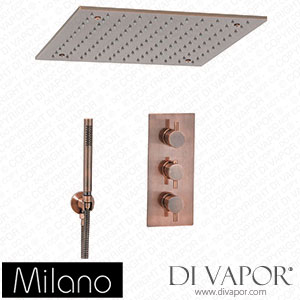 Milano SBTR1207OR Eris Thermostatic Shower Copper Spare Parts