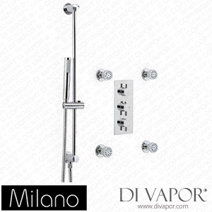 Milano SBTR1213 Mirage Chrome Thermostatic Shower (2 Outlet) Spare Parts