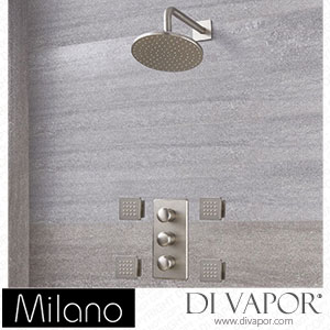 Milano SBTR1508N Ashurst Brushed Nickel Thermostatic Shower (2 Outlet) Spare Parts