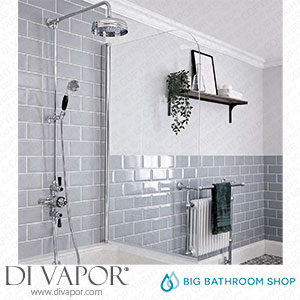 Big Bathroom Shop SBTR3101CB Milano Elizabeth - Chrome and Black Traditional Triple Exposed Thermostatic Shower with Grand Rigid Riser Rail (2 Outlet) Spare Parts