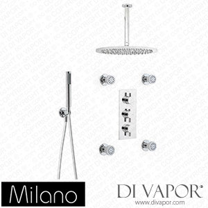 Milano SBTRD1202 Mirage Chrome Thermostatic Shower with Diverter (3 Outlet) Spare Parts