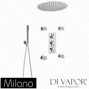 Milano SBTRD1213 Mirage Chrome Thermostatic Shower with Diverter (3 Outlet) Spare Parts