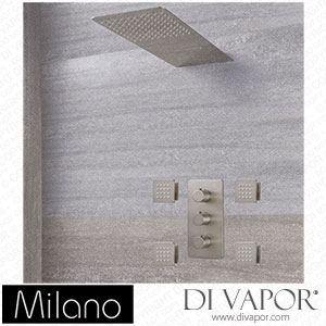 Milano SBTRD1609N Hunston Brushed Nickel Thermostatic Shower (3 Outlet) Spare Parts