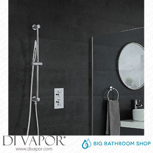 Big Bathroom Shop SBTW1209 Milano Mirage - Chrome Thermostatic Shower with Round Hand Shower and Riser Rail (1 Outlet) Spare Parts