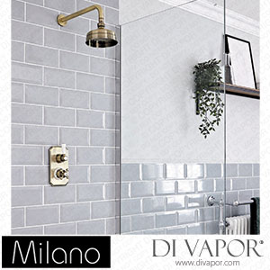 Milano SBTW1401AB Elizabeth Brushed Gold Traditional Thermostatic Shower Spare Parts