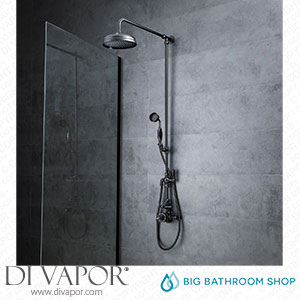 Big Bathroom Shop SBTW3102BL Milano Elizabeth - Black Traditional Twin Exposed Thermostatic Shower with Grand Rigid Riser Rail (2 Outlet) Spare Parts