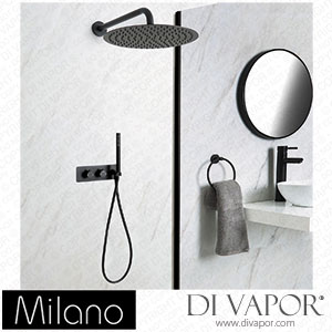 Milano SBTWD1205B Nero Black Thermostatic Shower with Diverter (2 Outlet) Spare Parts