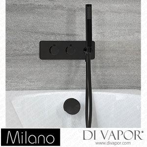 Milano SBTWD1218B Nero Black Thermostatic Shower with Diverter (2 Outlet) Spare Parts