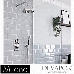 Milano SBTWD1406CB Elizabeth Chrome and Black Traditional Thermostatic Shower with Diverter (2 Outlet) Spare Parts