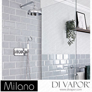 Milano SBTWD1407CW Elizabeth Chrome and White Traditional Thermostatic Shower with Diverter Spare Parts