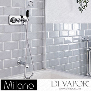 Milano SBTWD1415CB Elizabeth Chrome and Black Traditional Thermostatic Shower with Diverter (2 Outlet) Spare Parts