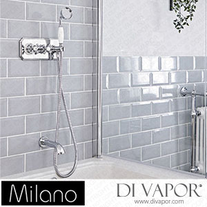 Milano SBTWD1415CW Elizabeth Chrome and White Traditional Thermo Shower with Diverter (2 Outlet) Spare Parts