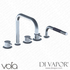 VOLA Two-Handle Mixer S50DH + S50D with Double Swivel Spout 090D (SC11) Spare Parts