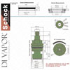 Schock Cold Tap Cartridge Diagram