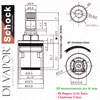 Schock Quarter Disc Cold Tap Cartridge Diagram