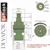 Schock Lava Cold Tap Cartridge Diagram