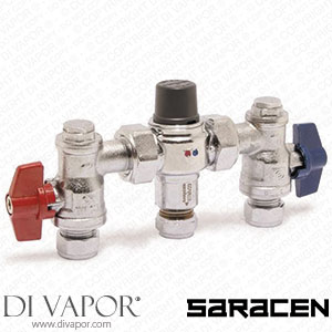 Saracen W171678 TMV2/3 4 In 1 Thermostatic Mixing Valve 15mm Spare Parts