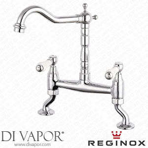 Reginox Segura Cranked Bridge Kitchen Sink Mixer Tap - Chrome - SEGURACH Spare Parts