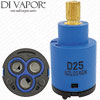 D25 25mm Diverter Cartridge