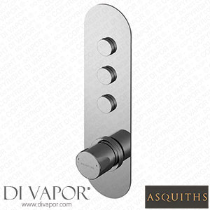 Asquiths Sanctity Push Button Shower Valve (Triple Outlet) - SHA5103 Spare Parts