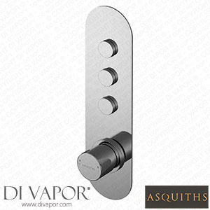 Asquiths Solitude Push Button Shower Valve (Triple Outlet) - SHB5103 Spare Parts