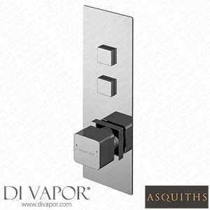 Asquiths Tranquil Push Button Shower Valve (Twin Outlet) - SHD5102 Spare Parts