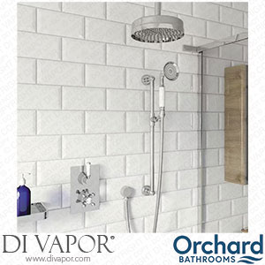 Orchard Winchester Traditional Twin Thermostatic Shower Set with Sliding Rail and Ceiling Shower Head - SHKSET013 Spare Parts