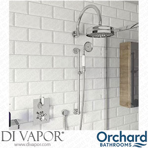 Orchard Winchester Traditional Twin Thermostatic Shower Set with Sliding Rail and Wall Shower Head - SHKSET014 Spare Parts