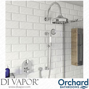 Orchard Dulwich Traditional Twin Thermostatic Shower Set with Sliding Rail and Wall Shower Head - SHKSET025 Spare Parts