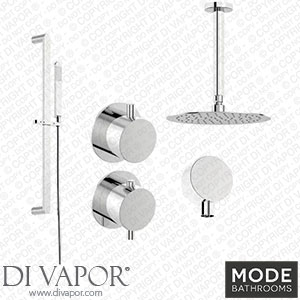 Mode Hardy Round Twin Thermostatic Shower Set with Sliding Rail and Ceiling Shower Head - SHKSET029A Spare Parts