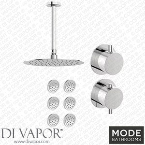 Mode Hardy Round Twin Thermostatic Shower Set with Ceiling Shower Head and Body Jets - SHKSET031A Spare Parts