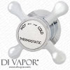 Temperature Control Handle for K.Vit Kartell Klassique Shower Thermostatic Concealed Shower SHO043KL-SHO100SR-SHO092OE-SHO083DE