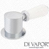 Flow Control Handle for KVit Kartell Klassique Shower Thermostatic Concealed SHO083DEXHF2 Shower