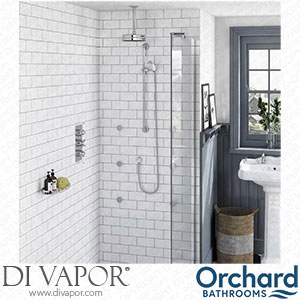 Orchard Winchester Concealed Thermostatic Mixer Shower with Ceiling Arm Slider Rail and Body Jets - SHSET057 Spare Parts