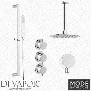 Mode Hardy Thermostatic Shower Valve with Slider Rail and Ceiling Shower Set - SHSET080 Spare Parts