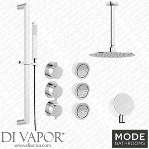 Mode Hardy Thermostatic Shower Valve with Complete Ceiling Shower Set - SHSET088 Spare Parts