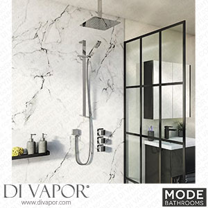 Mode Cooper Thermostatic Shower Valve with Slider Rail and Ceiling Shower Set - SHSET094 Spare Parts