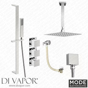 Mode Cooper Thermostatic Shower Valve with Complete Ceiling Shower Bath Set - SHSET100 Spare Parts