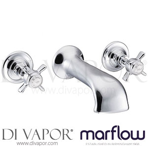 Marflow SJ373CPEH St James England Handle Three Hole Wall Mounted Bath Filler Spare Parts