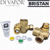 Bristan SKINLET-13 Pair of Isolating Elbow Assemblies for Opac Concealed Valves