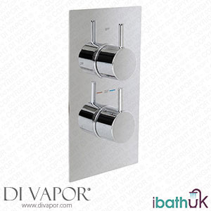 iBathUK SM615A 1 Way Chrome Concealed Thermostatic Mixer Shower Valve Brass Diverter Outlet Spare Parts