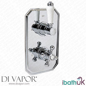 iBathUK SM633 1 Way Traditional Thermostatic Concealed Mixer Shower Valve Brass Diverter Spare Parts